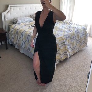 American apparel crepe wrap dress.